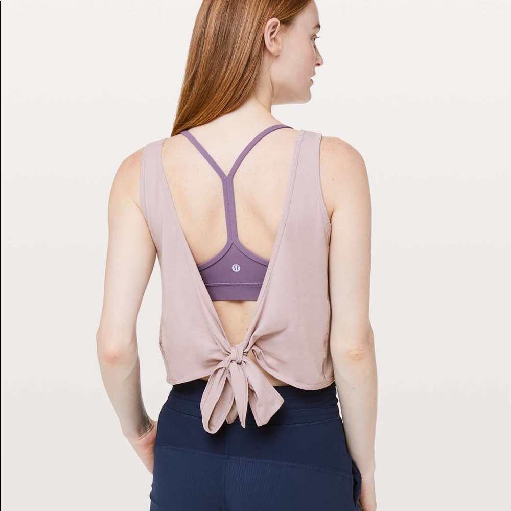 lululemon it’s a tie tank blush - price firm RARE